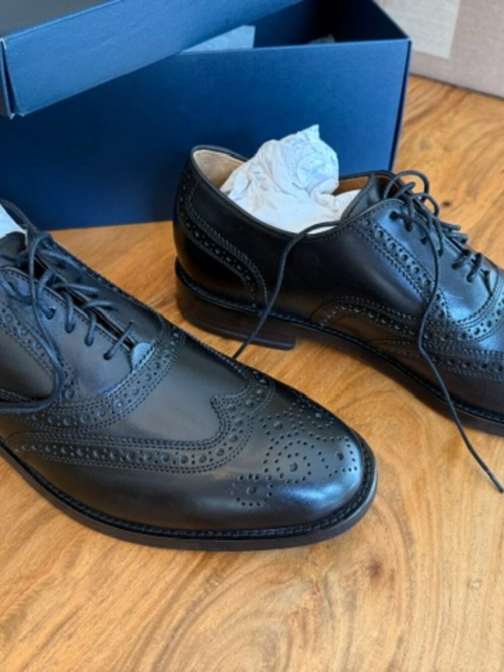 Cole Haan Men's Black Oxford Dress Shoes:  New, In Box, Size 10B